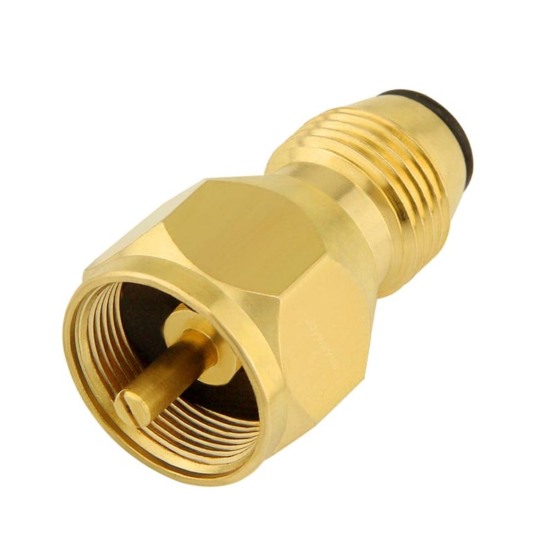 Joywayus 1LB Propane Tank Refill Adapter - Solid Brass Universal Mini Fill Adapter for Disposable Small Bottle - Image 5